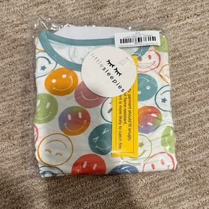Little Sleepies Multicolor Smiley Pajama Set